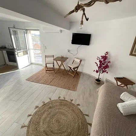 Villa Cycladic Art Dame à Mési Extérieur photo